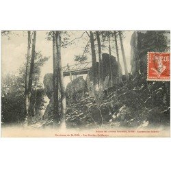 carte postale ancienne 88 LES ROCHES SAINT MARTIN près de Saint Dié. Timbrée vers 1911 mais verso vierge