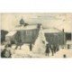 carte postale ancienne 88 LES VOSGES. Construction d'une Tour Eiffel 1907 les Jeux Hiver