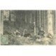 carte postale ancienne 88 LES VOSGES. Douaniers dans un Campement de Nuit 1905