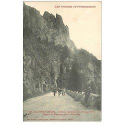 carte postale ancienne 88 LES VOSGES. Le Krüppenfels Crêtes rocheuses Route de Munster Flanc Alsacien 1905