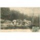 carte postale ancienne 88 LES VOSGES. Les Modes de Transports. Attelage de Boeufs transport de Bois 1906