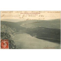 carte postale ancienne 88 LES VOSGES. Rives du Lac Blanc 1907