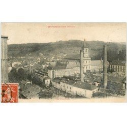 carte postale ancienne 88 MOYENMOUTIER. Vue sur la Ville. Timbrée mais verso vierge