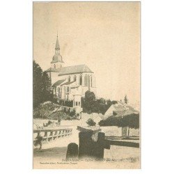 carte postale ancienne 88 NEUFCHATEAU. Eglise Saint Nicolas 1902. Timbrée mais vierge