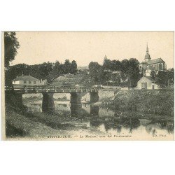 carte postale ancienne 88 NEUFCHATEAU. Le Mouzon vers les Promenades