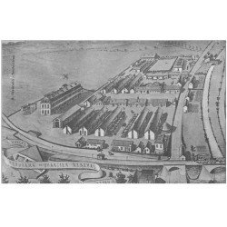 carte postale ancienne 88 NEUFCHATEAU. Quartier Rebeval. Tampon des Isolés 1915