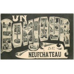 carte postale ancienne 88 NEUFCHATEAU. Un Bonjour 1905
