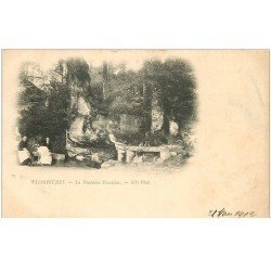 carte postale ancienne 88 PLOMBIERES LES BAINS. Fontaine Stanislas 1902. Verso vierge
