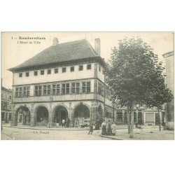 carte postale ancienne 88 RAMBERVILLERS. Hôtel de Ville