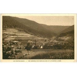 carte postale ancienne 88 RAON LES LEAU. La Scierie l'Abbé 1932
