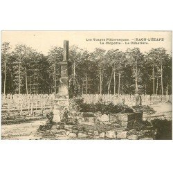 carte postale ancienne 88 RAON L'ETAPE. Cimetière la Chipotte