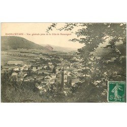 carte postale ancienne 88 RAON L'ETAPE. Vue de la Côte Beauregard 1914