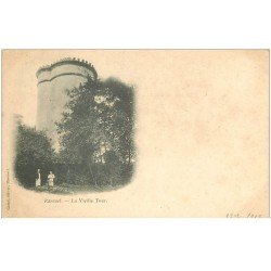 carte postale ancienne 88 RAVENEL. La Vieille Tour 1902. Timbrée mais vierge