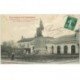 carte postale ancienne 88 REMIREMONT. Gare et Monument des Victimes de la Guerre