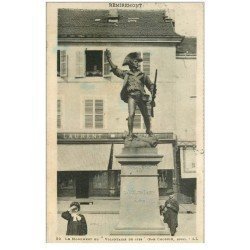 carte postale ancienne 88 REMIREMONT. Monument du Volontaire de 1792 par Choppin 1923