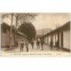 carte postale ancienne 88 SAINT DIE. Allée Caserne du 3 ème Bataillon de Chasseurs. Militaires et Soldats