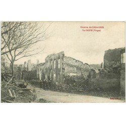carte postale ancienne 88 SAINTE BARBE. Le Village en ruine Guerre 1914-18
