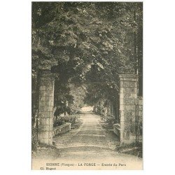 carte postale ancienne 88 SIONNE. La Forge Entrée du Parc 1933. Tampon Colonie N-D Espérance