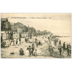 carte postale ancienne 14 LANGRUNE-SUR-MER. Plage Heure du Bain 1931