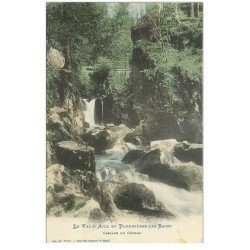 carte postale ancienne 88 VAL D'AJOL ET PLOMBIERES LES BAINS. Cascade du Géhard 1908