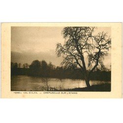 carte postale ancienne 88 VAL D'AJOL. Crépuscule sur l'Etang