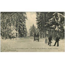 carte postale ancienne 88 VAL D'AJOL. Croisée Route de Plombières et Feuillée