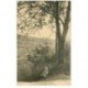 carte postale ancienne 88 VAL D'AJOL. Enfant assis sous un Arbre Route Feuillée Dorothée Hôtel 1915