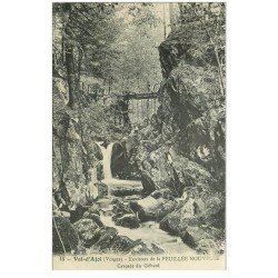 carte postale ancienne 88 VAL D'AJOL. La Feuillée Nouvelle Cascade du Géhard