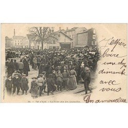 88 VAL D'AJOL. La Foire des Andouilles vers 1900 Marché aux Vaches
