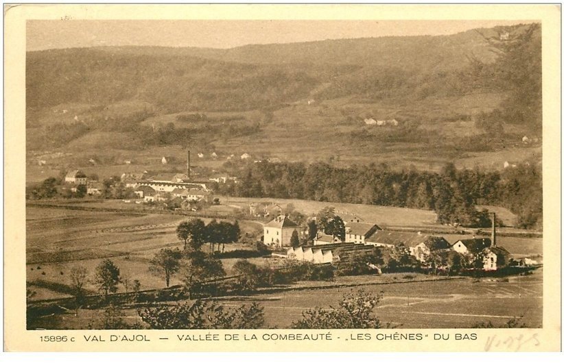 carte postale ancienne 88 VAL D'AJOL. Les Chênes du Bas Vallée de la Combeauté