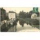 carte postale ancienne 88 VAL D'AJOL. Rivière de Combeauté 1910 animation à gauche