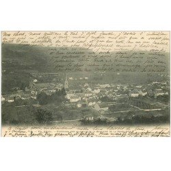 carte postale ancienne 88 VAL D'AJOL. Vue au dessus Brasserie de la Gerbe d'Or 1904