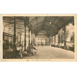 carte postale ancienne 88 VITTEL. Galeries de Cure 1933