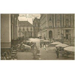 carte postale ancienne 88 VITTEL. Grand Hôtel et Terrasse du Casino