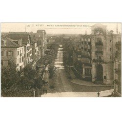 carte postale ancienne 88 VITTEL. Les Hôtels Avenue Ambroise Boulomié