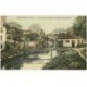 88 CHARMES SUR MOSELLE. Canal du Moulin au Pont des Chèvres. Carte de Luxe légèrement granulée. Edition Batillot