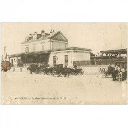 89 AUXERRE. La Gare Saint Gervais 1918. En l'état...