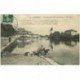 carte postale ancienne 89 AUXERRE. Lavandières sur les Bords de l'Yonne 1913