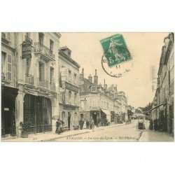 89 AVALLON. Hôtel du Chapeau Rouge rue de Lyon 1911