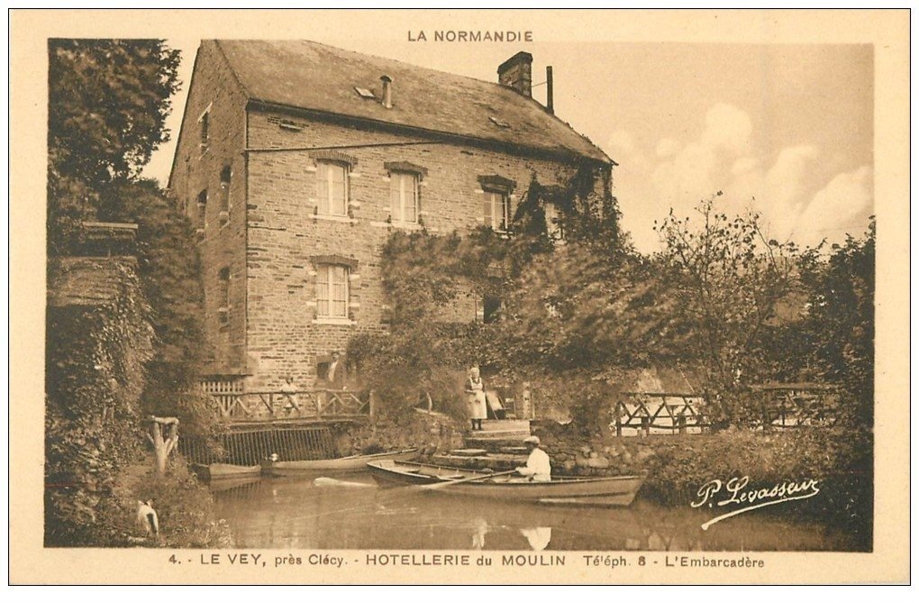 14 LE VEY. Hôtellerie du Moulin. L'Embarcadère