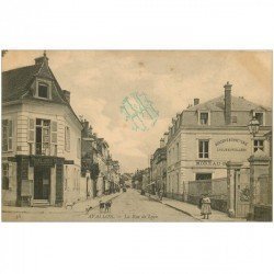 89 AVALLON. Magasin Moto Naphta et Boulangerie Parisienne rue de Paris