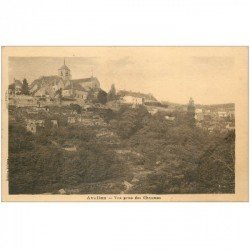 carte postale ancienne 89 AVALLON. Vue prise des Chaumes 1939