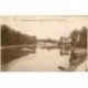 carte postale ancienne 89 BASSOU. Le nouveau Pont sur l'Yonne vers 1938