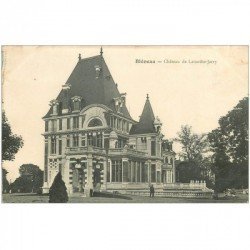 carte postale ancienne 89 BLENEAU. Château Lamothe Jarry 1904 animation