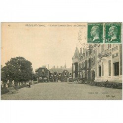 carte postale ancienne 89 BLENEAU. Les Communs du Château Lamothe Jarry 1925