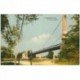 carte postale ancienne 89 BONNARD BASSOU. Le Pont Suspendu