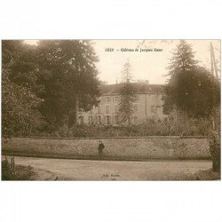 carte postale ancienne 89 CEZY. Château de Jacques Coeur animation