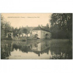 carte postale ancienne 89 CHAMPIGNELLES. Château du Parc Viel