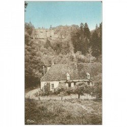 carte postale ancienne 89 CHASTELLUX. Château et Hôtel du Maréchal