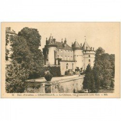 carte postale ancienne 89 CHASTELLUX. Le Château